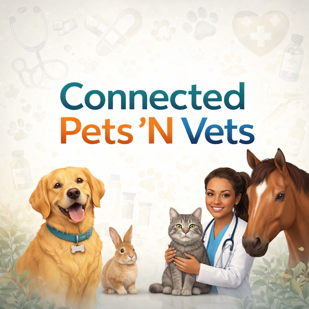 Connected Pets 'N Vets logo